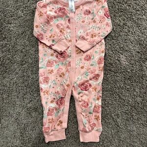Floral Pink Kids One Piece